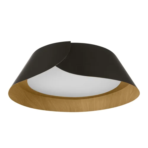 Светильник потолочный LED Lane 10370 Black LOFT IT белый на 1 лампу, основание чёрное в стиле современный 