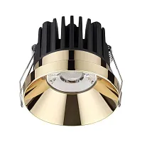 Светильник точечный Metis 357909 Novotech золотой 1 лампа, основание золотое в стиле современный 