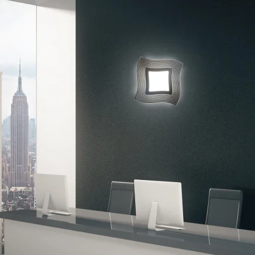 Светильник потолочный LED Mikonos 6460 Mantra хром прозрачный 1 лампа, основание хром прозрачное в стиле современный  фото 5