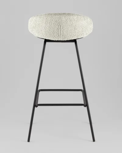 Стул барный Nita, букле мятный УТ000040264 Stool Group, мятный/букле, ножки/металл/чёрный, размеры - ***** фото 5