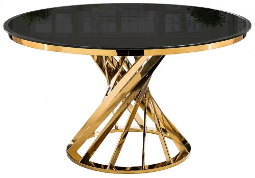 Обеденная группа Вандер black / gold 599481 Woodville на 1 , основание в стиле современный скандинавский фото 3