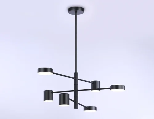 Светильник подвесной LED FL51686 Ambrella light чёрный 1 лампа, основание чёрное в стиле хай-тек современный  фото 4