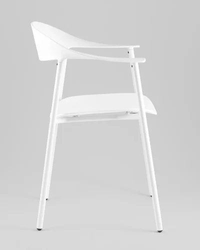 Стул Eila, пластик белый УТ000039774 Stool Group, /, ножки/пластик/белый, размеры - *775***502*595 фото 3