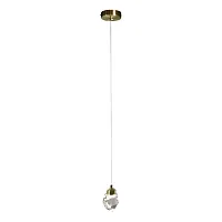 Бра LED Rock 10111 Gold LOFT IT прозрачный 1 лампа, основание золотое в стиле современный 