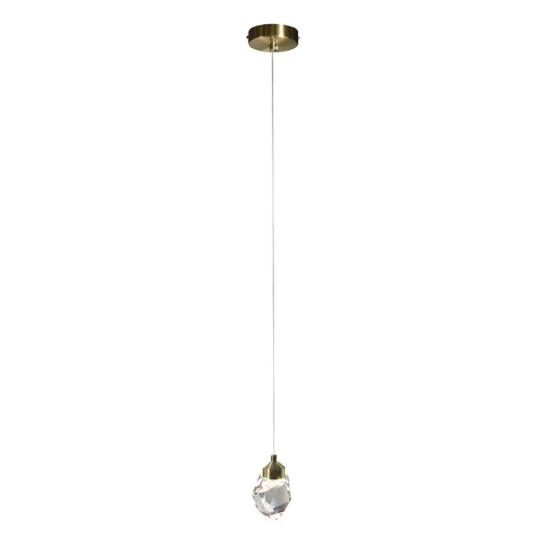 Бра LED Rock 10111 Gold LOFT IT прозрачный на 1 лампа, основание золотое в стиле современный 