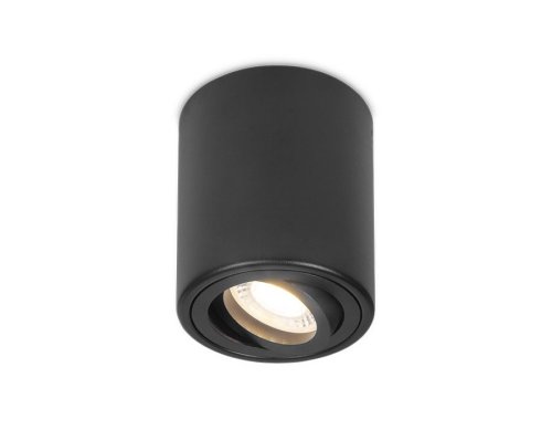 Светильник накладной TN226 Ambrella light чёрный 1 лампа, основание чёрное в стиле модерн круглый