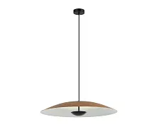 Светильник подвесной LED Синди 08467-60A,04 Kink Light коричневый на 1 лампу, основание чёрное в стиле арт-деко современный отражённый свет