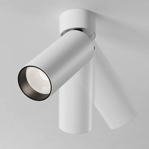 Светильник накладной LED Focus Led C055CL-L12W4K-SS-W Maytoni белый на 1 лампу, основание белое в стиле современный хай-тек трубочки фото 4 Светильник накладной LED Focus Led C055CL-L12W4K-SS-W Maytoni белый на 1 лампу, основание белое в стиле современный хай-тек трубочки фото 4