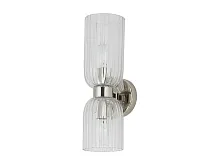 Бра 3641/A Newport прозрачный 2 лампы, основание никель в стиле современный 