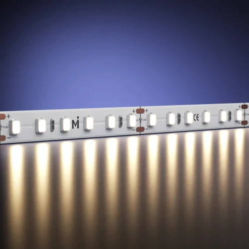 Светодиодная лента 24В 2835 14,4Вт/м 3000К 5м IP 20 201052 Maytoni цвет LED тёплый белый 3000K, световой поток 1510Lm фото 3