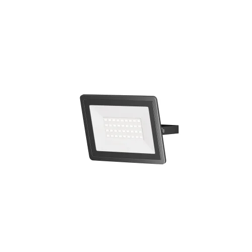 Прожектор LED Flood FL001-L30B6K Maytoni уличный IP чёрный на 1 лампу, плафон прозрачный в стиле современный хай-тек LED