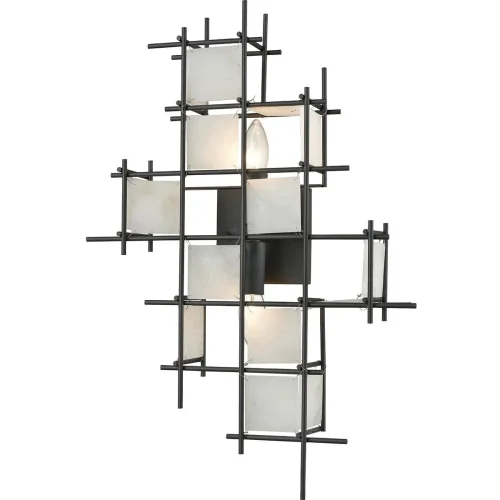 Бра Center VL1212W02 Vele Luce чёрный на 2 лампы, основание чёрное в стиле современный фото 3