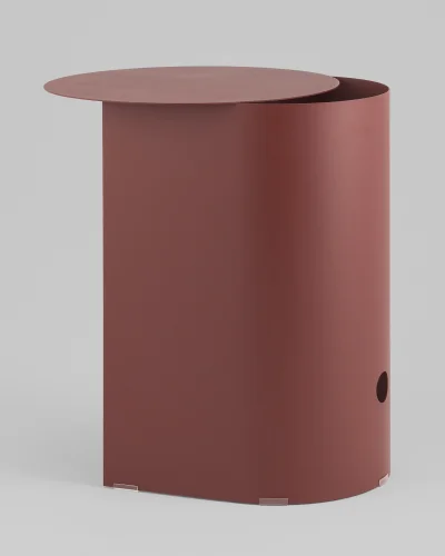 Журнальный столик Floire, металл, бордовый УТ000041883 Stool Group столешница из фото 5