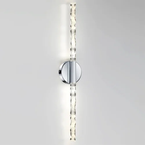 Бра LED Aletta 6694/6WL Odeon Light прозрачный на 1 лампа, основание хром в стиле современный  фото 3