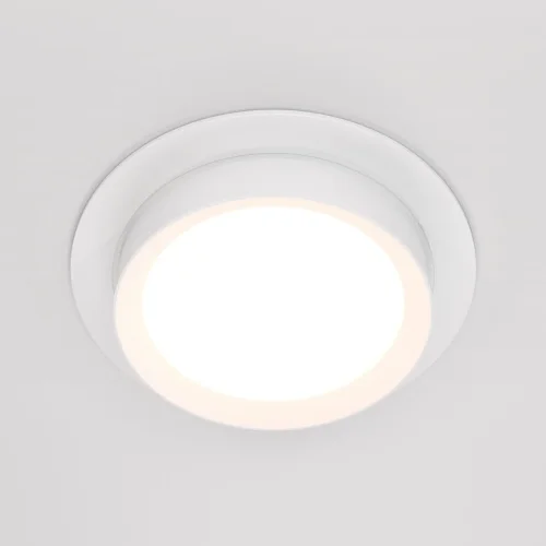 Светильник точечный Hoop DL086-GX53-RD-W Maytoni белый 1 лампа, основание белое в стиле современный  фото 4