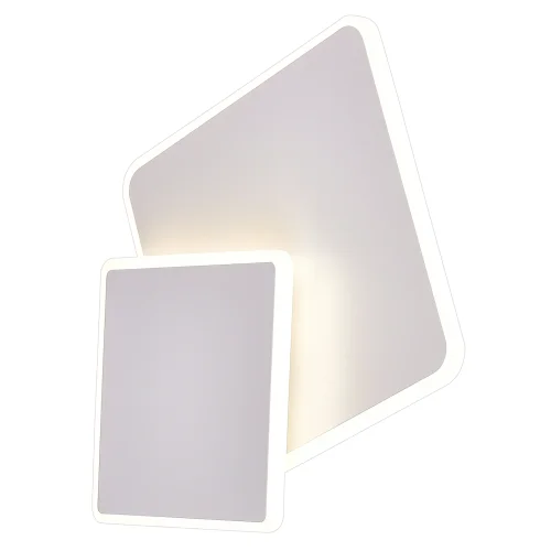 Бра LED LAMPS 81111/1W Natali Kovaltseva белый на 1 лампа, основание белое в стиле современный хай-тек квадраты фото 4