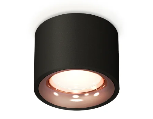 Светильник накладной Techno spot XS7511025 Ambrella light чёрный 1 лампа, основание чёрное в стиле хай-тек современный круглый