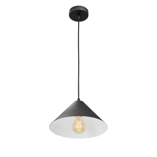 Светильник подвесной V2925-1/1S Vitaluce чёрный 1 лампа, основание чёрное в стиле арт-деко  фото 3