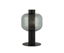 Настольная лампа Гефо 07710-T,19(16) Kink Light серая на 1 лампу, основание чёрное металл в стиле лофт 