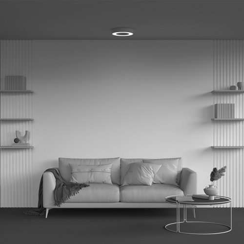 Светильник потолочный LED Lua C093CL-24W4K-W Maytoni белый на 1 лампу, основание белое в стиле современный хай-тек круглый фото 4