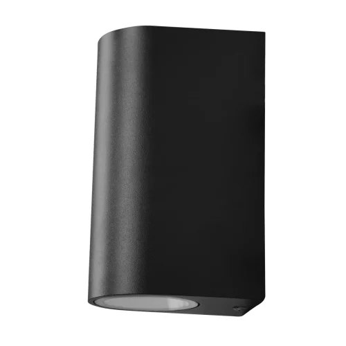 Настенный светильник Eterno 100006/B LOFT IT уличный IP54 чёрный 2 лампы, плафон чёрный в стиле современный хай-тек GU10 фото 3