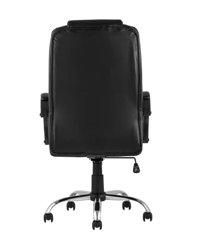 Кресло руководителя TopChairs Atlant NEW, черное УТ000005407 Stool Group, чёрный/экокожа, ножки/металл/хром, размеры - ****630*760 фото 5