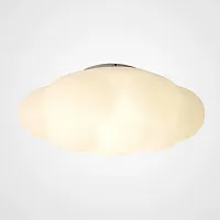 Светильник потолочный ODDLY D CH D30 223943-23 ImperiumLoft белый на 1 лампу, основание белое в стиле современный скандинавский минимализм 