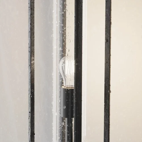 Парковый светильник Cell O452FL-01GF1 Maytoni уличный IP54 графит на 1 лампу, плафон прозрачный в стиле современный хай-тек E27 фото 4