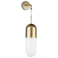 Бра Ramo 690613 Lightstar белый 1 лампа, основание матовое золото в стиле модерн 