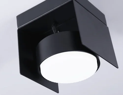 Светильник накладной TN70842 Ambrella light чёрный 1 лампа, основание чёрное в стиле современный хай-тек круглый фото 5