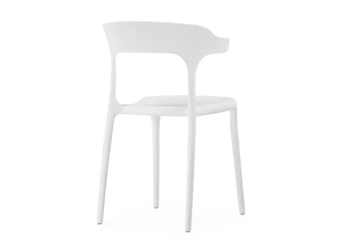 Пластиковый стул Vite white 15596 Woodville, /, ножки/пластик/белый, размеры - ****490*480 фото 4