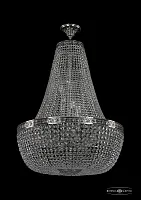 Люстра потолочная хрустальная 19111/H2/70IV NB Bohemia Ivele Crystal прозрачная на 22 лампы, основание никель в стиле классический sp