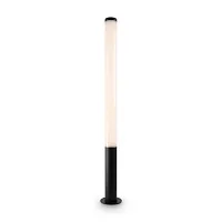 Парковый светильник LED Ginza O041FL-L50B3K Maytoni уличный IP54 чёрный 1 лампа, плафон белый в стиле минимализм хай-тек современный LED