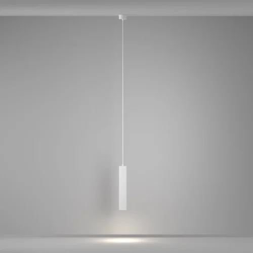 Светильник подвесной Artisan P082PL-GU10-W Maytoni белый 1 , основание белое в стиле современный хай-тек  фото 4