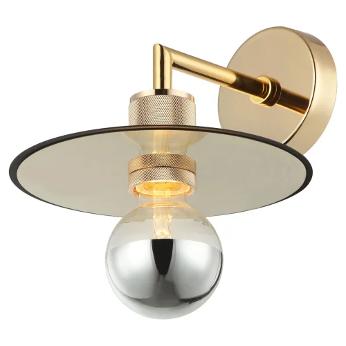 Бра LSP-8492 Lussole золотой на 1 лампа, основание золотое в стиле лофт 