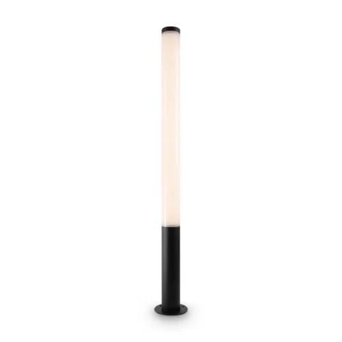 Парковый светильник LED Ginza O041FL-L50B3K Maytoni уличный IP54 чёрный 1 лампа, плафон белый в стиле минимализм хай-тек современный LED