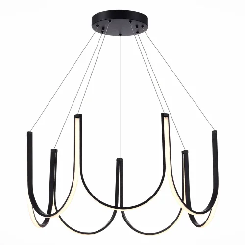 Светильник подвесной LED Heit SL6202.403.01 ST-Luce чёрный 1 лампа, основание чёрное в стиле минимализм хай-тек 