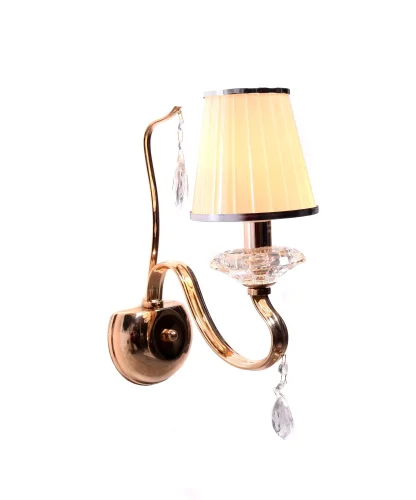 Бра Finezzia  LDW 9267-1 GD Lumina Deco бежевый на 1 лампа, основание золотое в стиле классический  фото 4