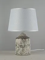 Настольная лампа Erula E 4.1.T1 GY Arti Lampadari белая 1 лампа, основание серое керамика в стиле прованс классический кантри 