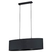 Светильник подвесной Maserlo 1 99044 Eglo чёрный 2 лампы, основание чёрное в стиле современный 