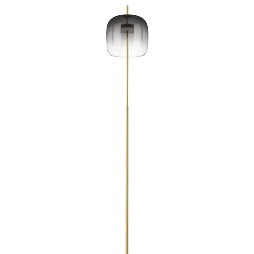 Торшер LED Cupola 804718 Lightstar  чёрный серый 1 лампа, основание золотое в стиле арт-деко
 фото 5