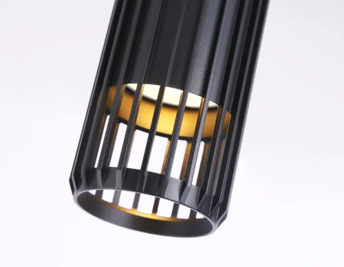 Светильник накладной TN51674 Ambrella light чёрный 1 лампа, основание чёрное в стиле хай-тек современный круглый фото 6