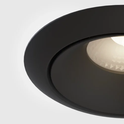 Светильник точечный LED Zoom DL031-2-L12B Maytoni чёрный 1 лампа, основание чёрное в стиле модерн  фото 3