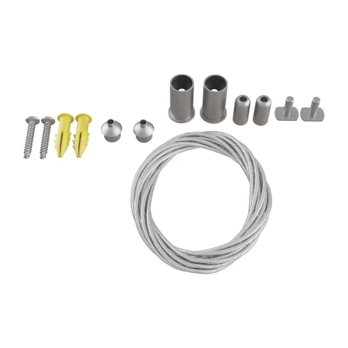 Тросовый подвес Magnetic track system TRA004SW-21S Maytoni серебряный в стиле для светильников серии Magnetic track system S35 подвесной магнитный s35 магнитный