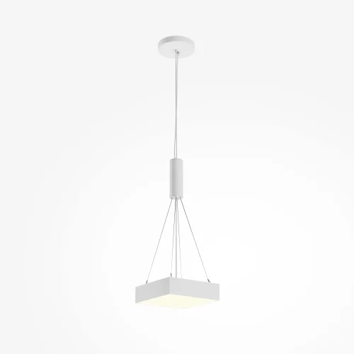 Светильник потолочный LED Zon C032CL-24W3K-SQ-W Maytoni белый на 1 лампу, основание белое в стиле современный квадраты фото 9