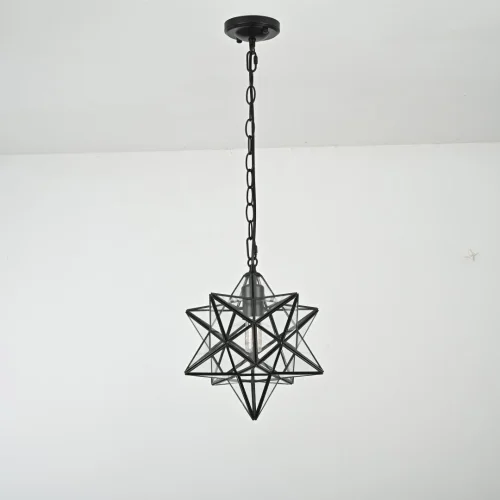 Светильник подвесной Star 189645-26 ImperiumLoft серый 1 лампа, основание чёрное в стиле современный  фото 9