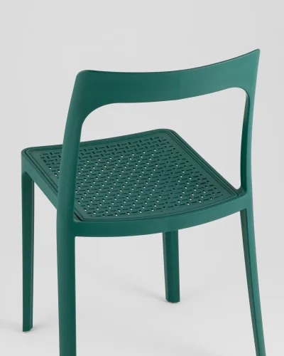 Стул Marty, пластиковый, темно-бирюзовый УТ000039193 Stool Group, /, ножки/пластик/морская волна, размеры - *767***505*500 фото 6