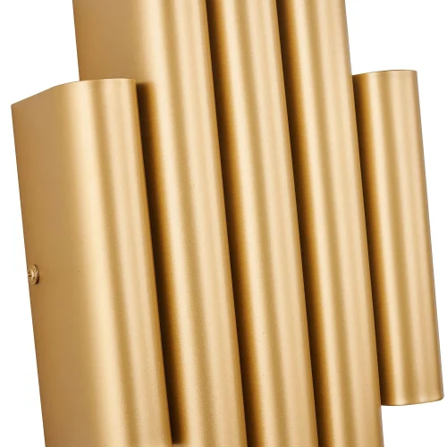 Бра LED Tubulis 4125-2W Favourite матовый золото на 2 лампы, основание матовое золото в стиле современный арт-деко  фото 7