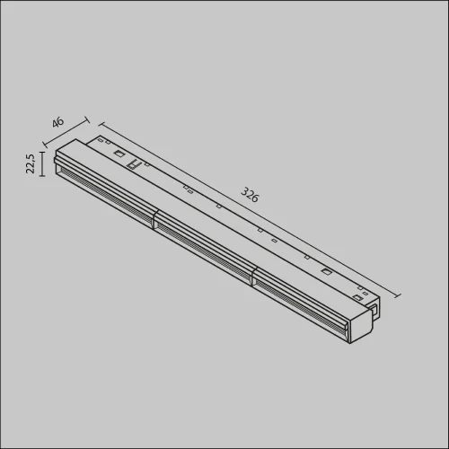 Трековый светильник LED Magnetic track system Exility TR106-4-18W-DS-W Maytoni белый для шинопроводов серии Magnetic track system Exility белый фото 15