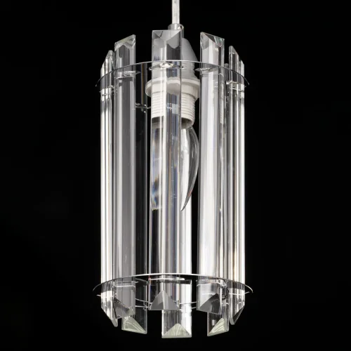 Светильник подвесной Джейн CL306031 Citilux прозрачный 3 лампы, основание хром в стиле классический каскад фото 2